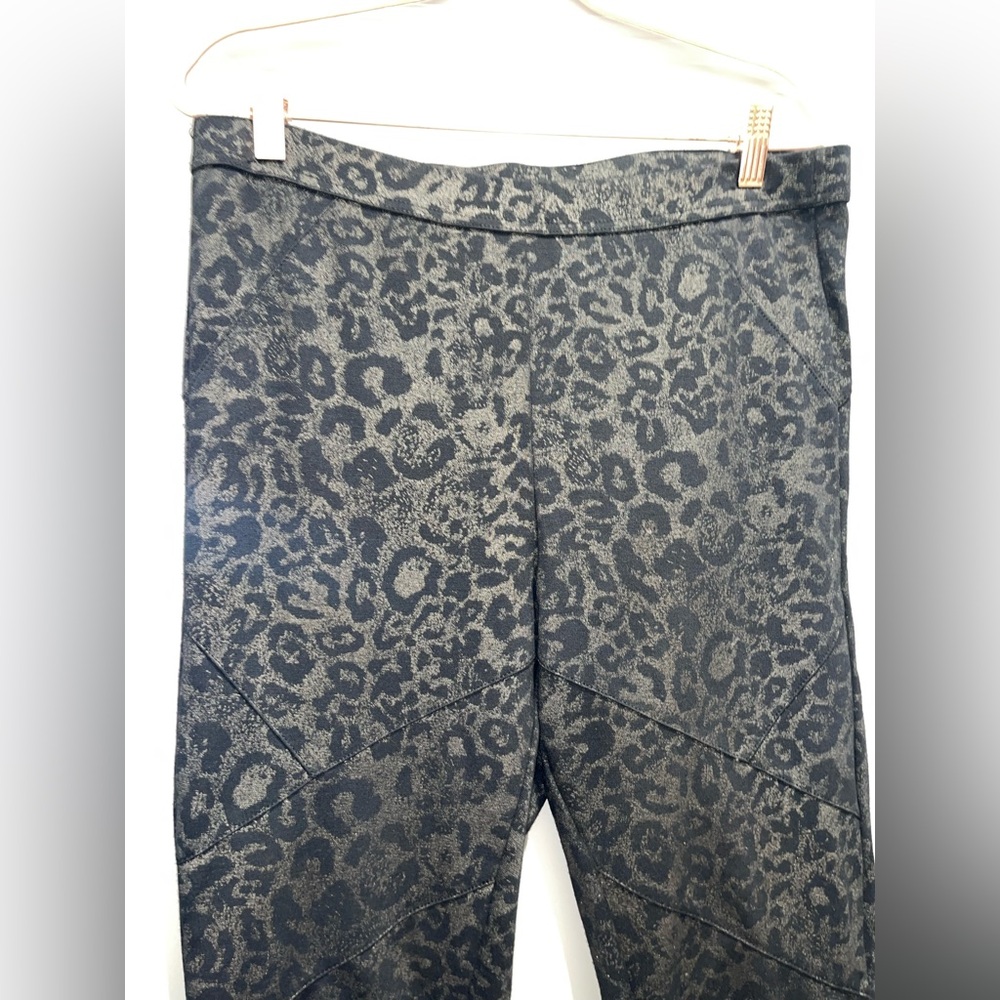 Free People Black Leopard Leggings - Picture 3 of 6